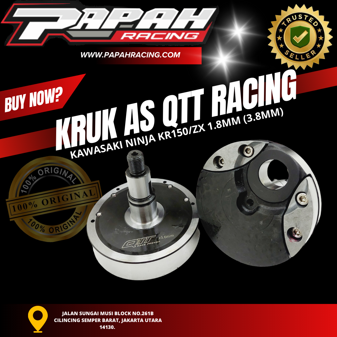 KRUK AS KAWASAKI NINJA KR150/ZX 1.8MM (3.8MM) QTT RACING